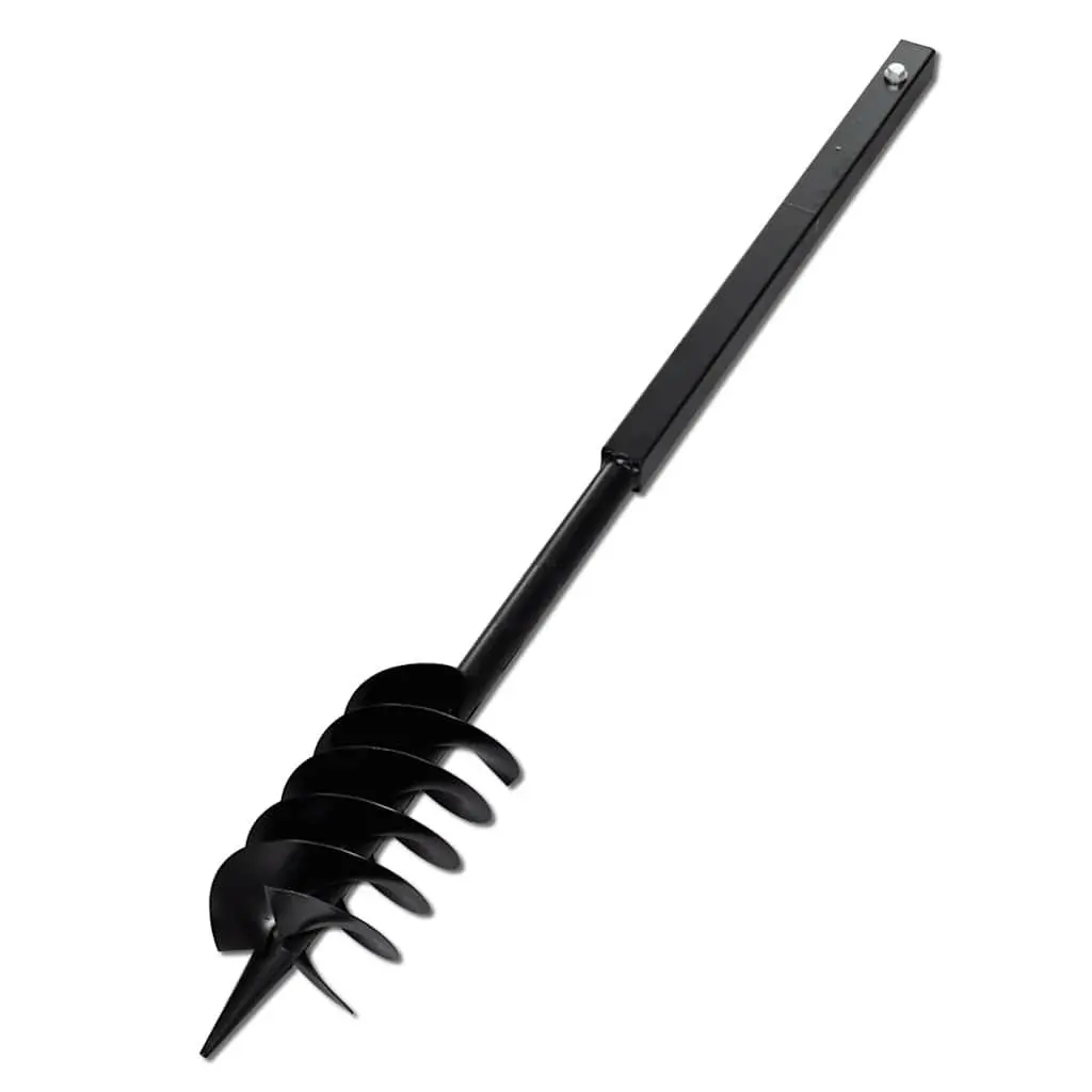 Ground Drill 120mm Soil Aeration 5m Extension Tubes Steel Auger
