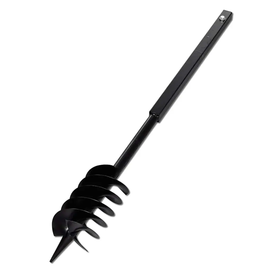 Ground Drill Auger 120mm Soil Aerator with Handle Extension Tubes 13m Steel