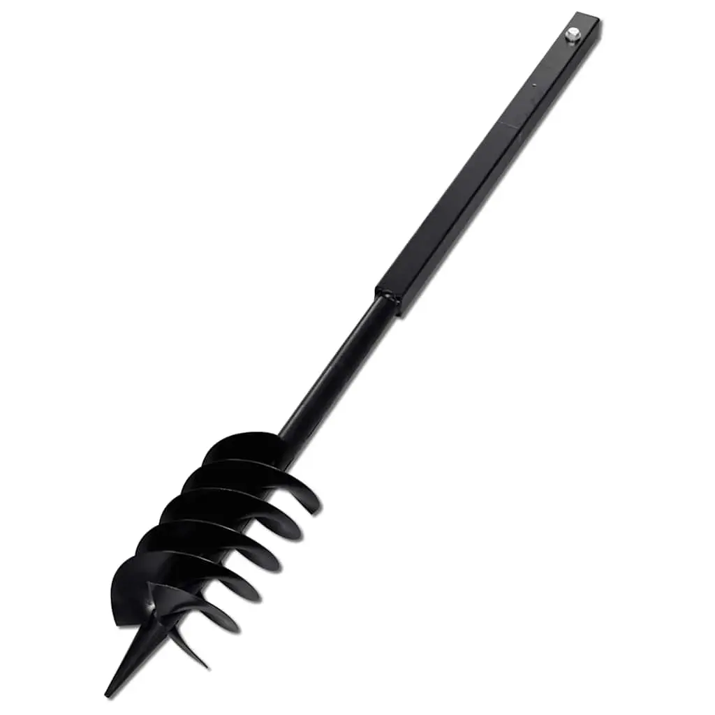 Ground Drill Auger 150mm Soil Aeration 5m Steel with Handle Extension