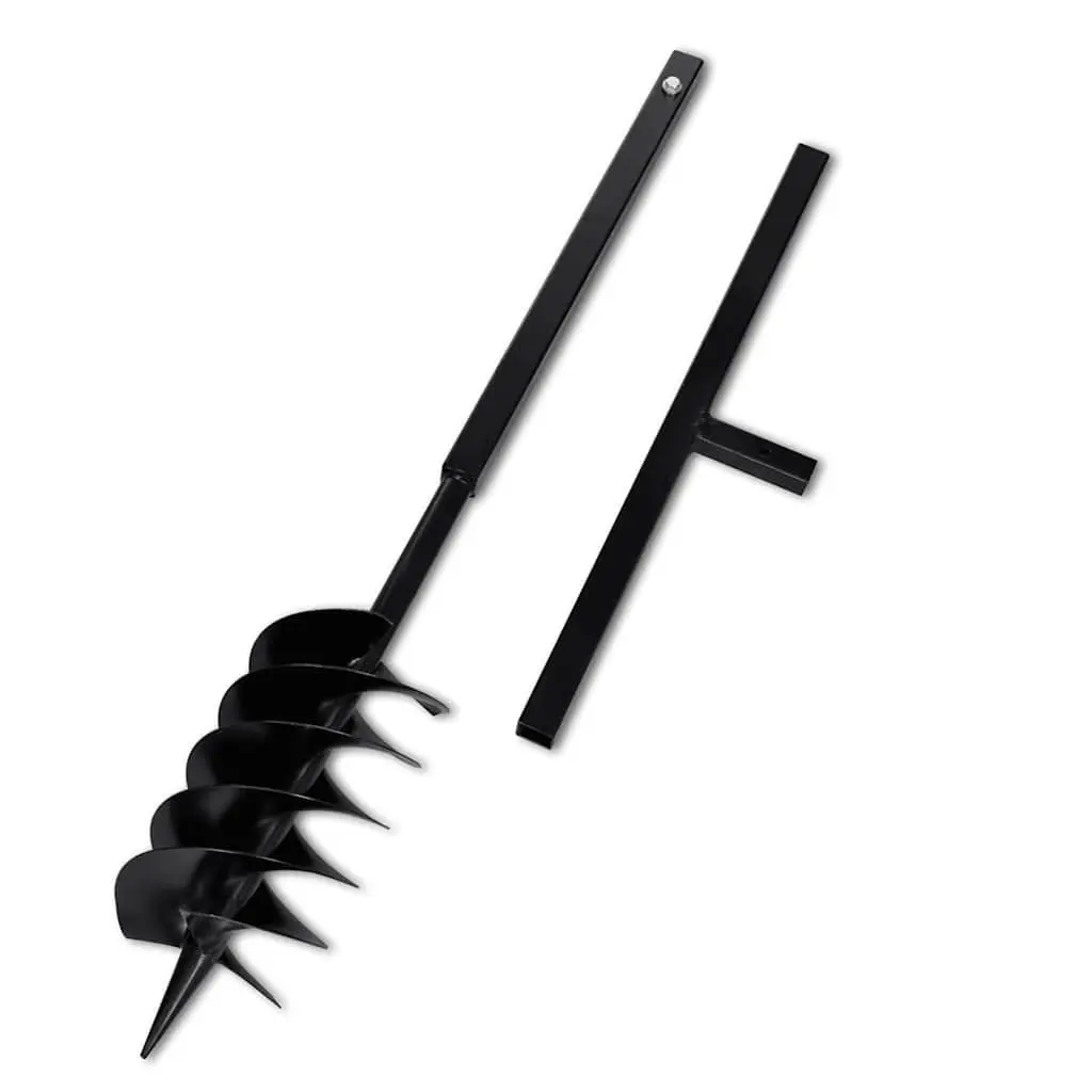Ground Drill Auger 150mm Soil Digging Tool with 9m Handle Extension Tubes