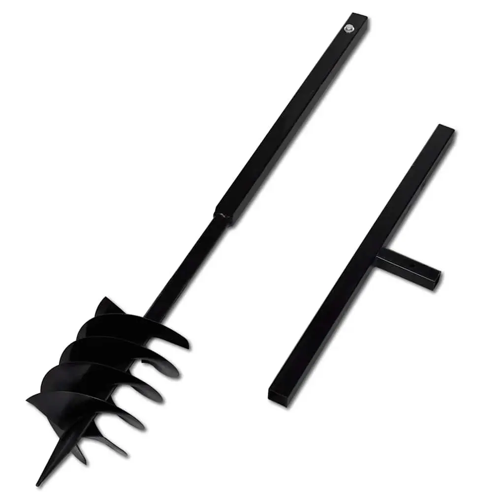 Ground Drill Auger 180mm Soil Aeration with Handle Extension Tubes 13m