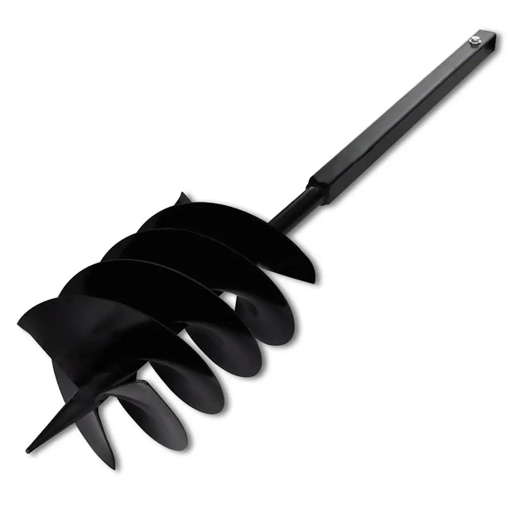 Ground Drill 200mm Soil Auger with Handle 13m Extension Tubes Gardening Tool