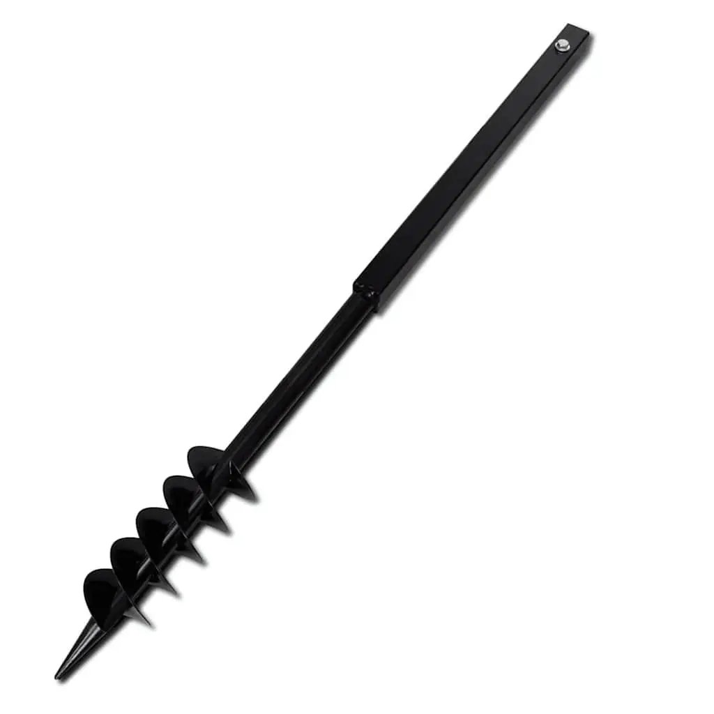 Ground Drill Auger 80mm Gardening Tool with Handle and 5m Extension Tubes