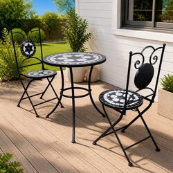 Affordable 3 Piece Bistro Set for Relaxed Outdoor Living
