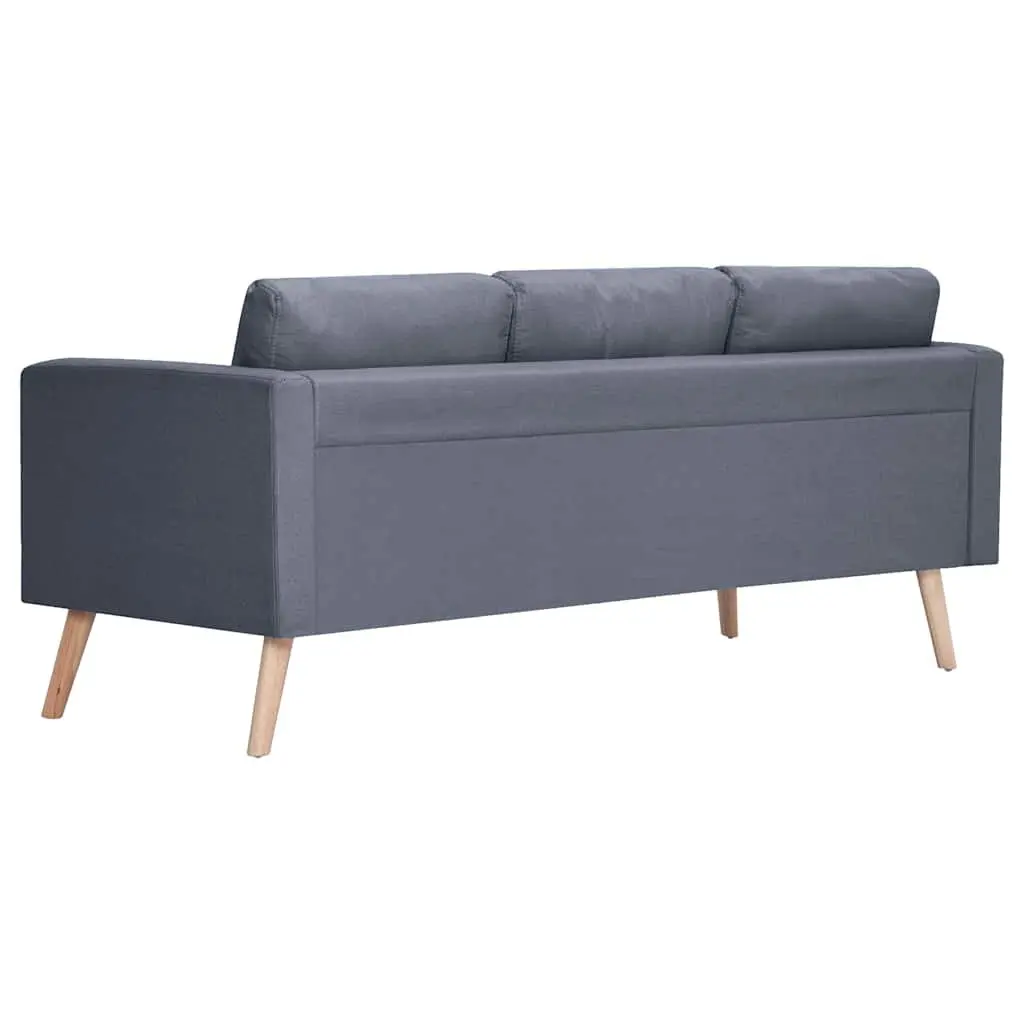 Sofa Set 2-Seater 3-Seater Grey Fabric Living Room Couch