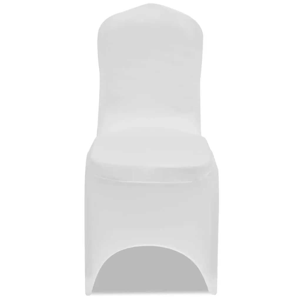 Stretch Chair Covers White Set 100 pcs Wedding Event Banquet Venue Decor