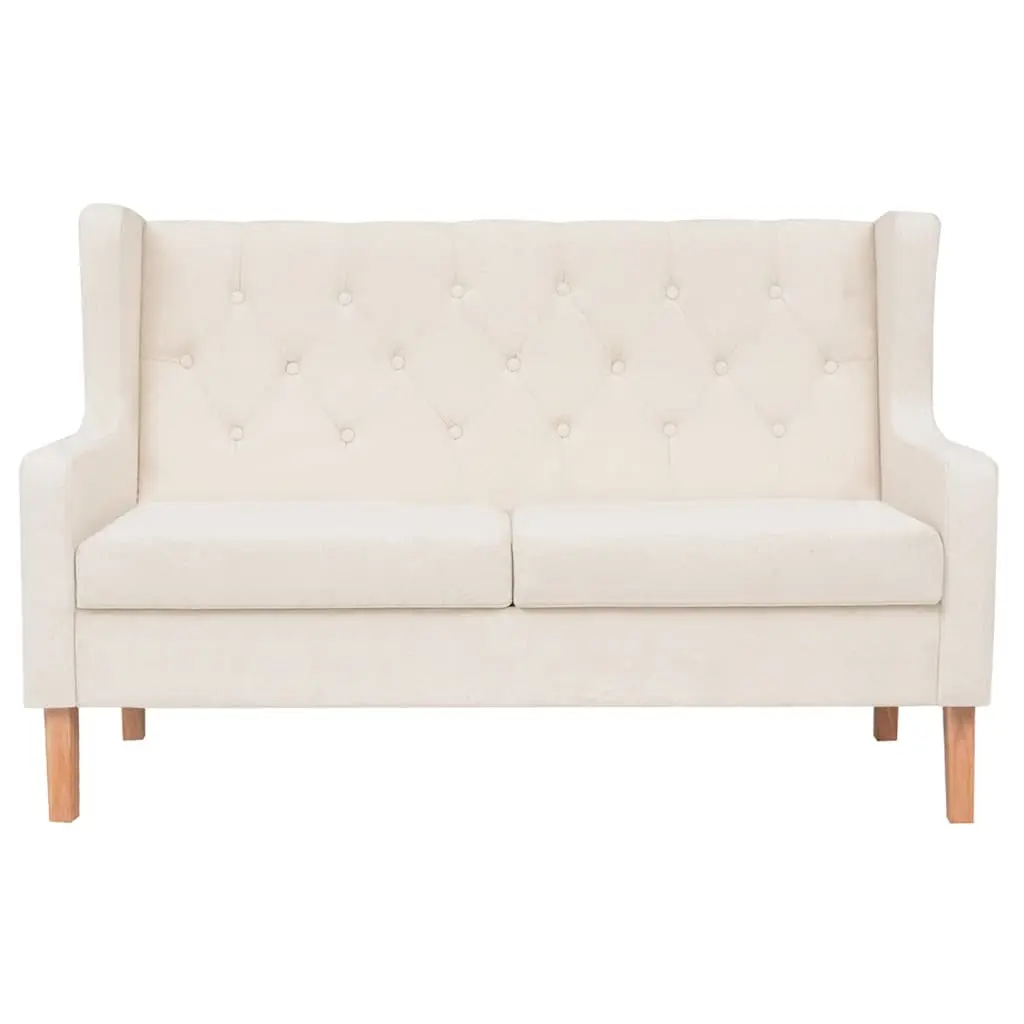 2-Piece White Sofa Set for Comfort