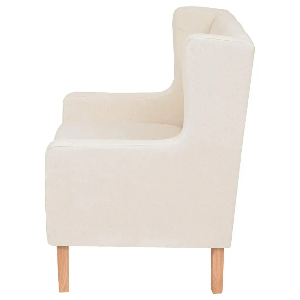 2-Piece White Sofa Set for Comfort