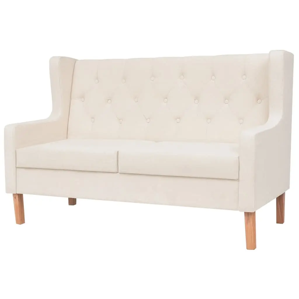 3-Piece Sofa Set Living Room Armchair 2-Seater 3-Seater White