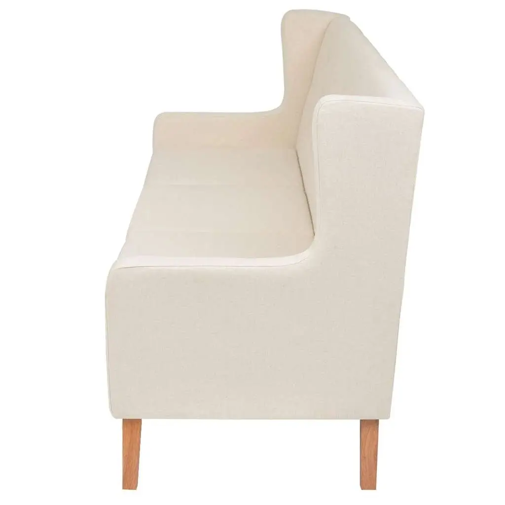 3-Piece Sofa Set Living Room Armchair 2-Seater 3-Seater White