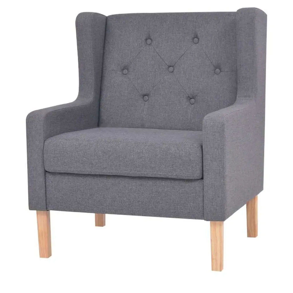 3-Piece Grey Sofa Set