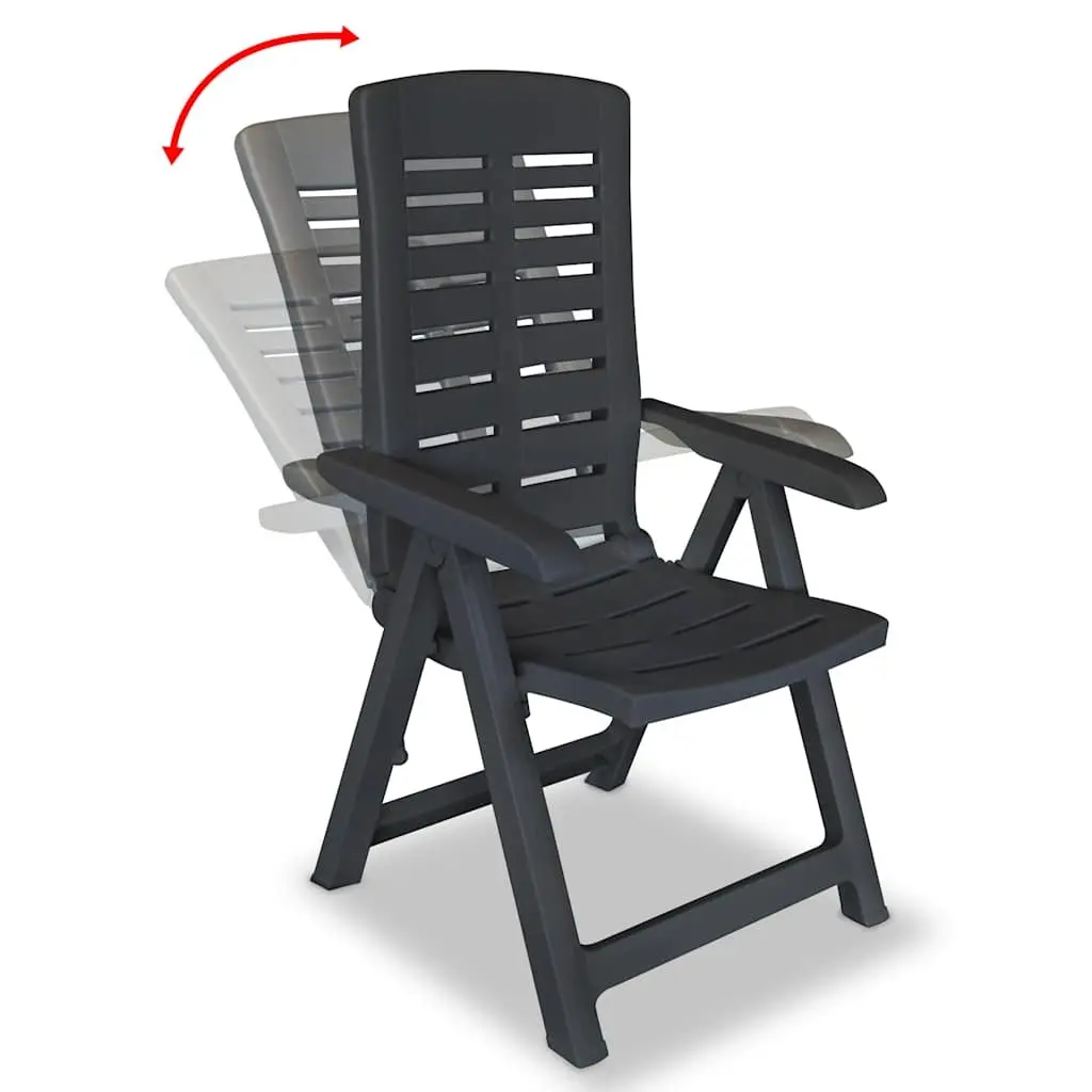 4-Piece Outdoor Reclining Chair Set