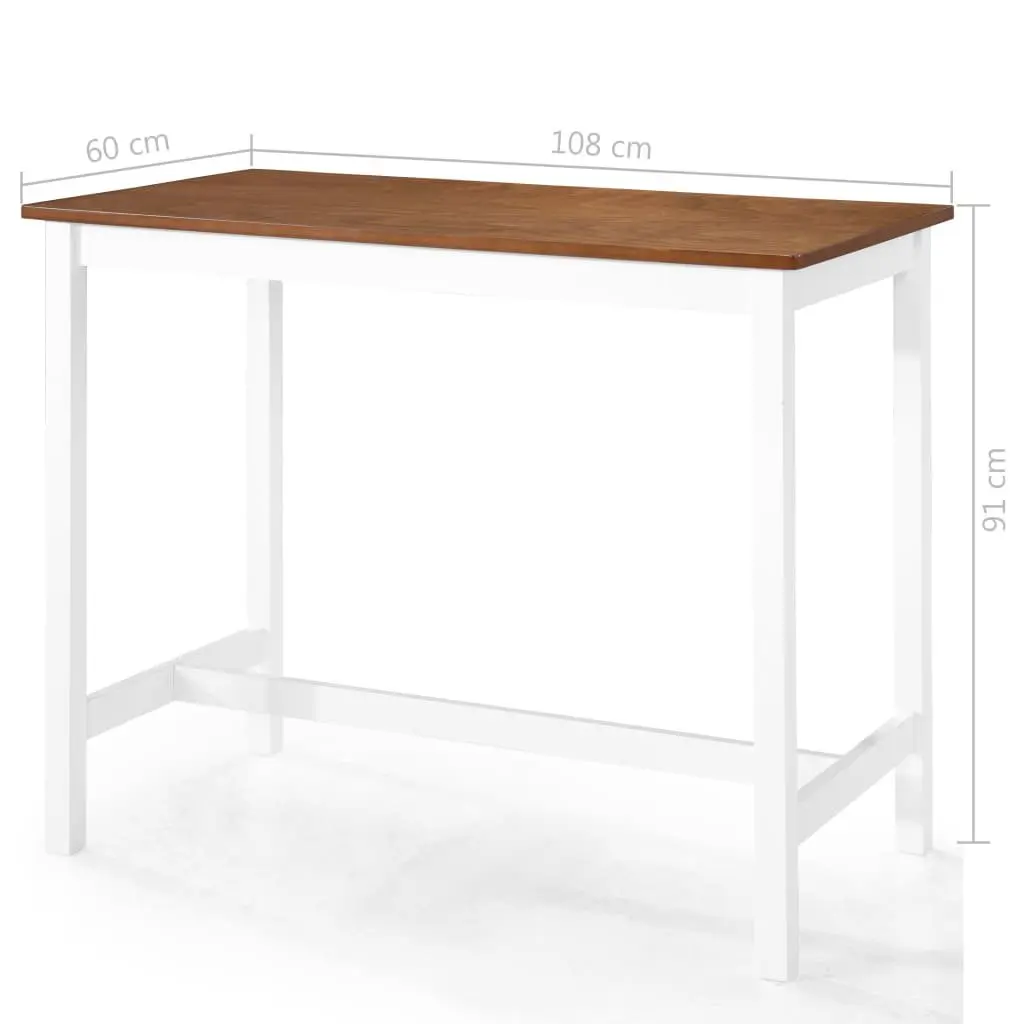 Bar Table and Stool Set with Comfort in Mind