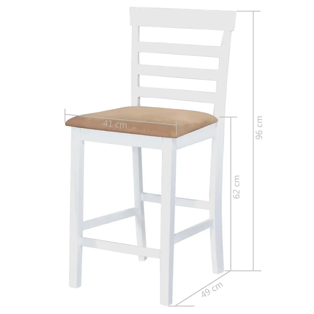 Bar Table and Stool Set with Comfort in Mind