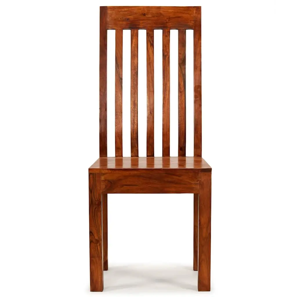 Dining Chairs Modern Kitchen Furniture 6 Piece Solid Wood Brown