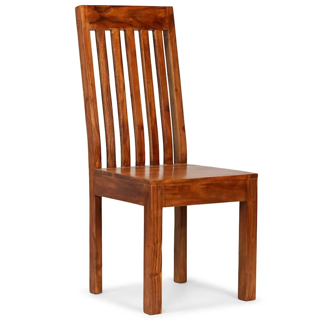 Dining Chairs Modern Kitchen Furniture 6 Piece Solid Wood Brown