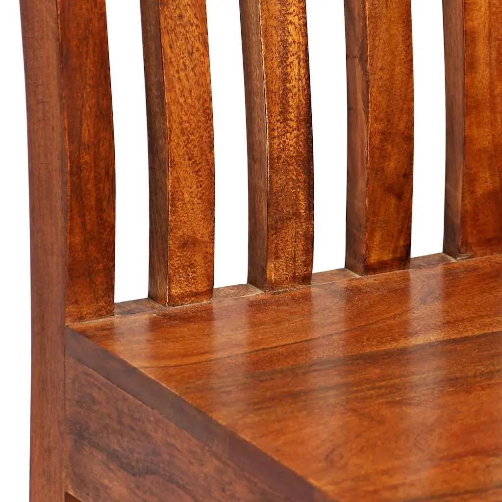 Dining Chairs Modern Kitchen Furniture 6 Piece Solid Wood Brown