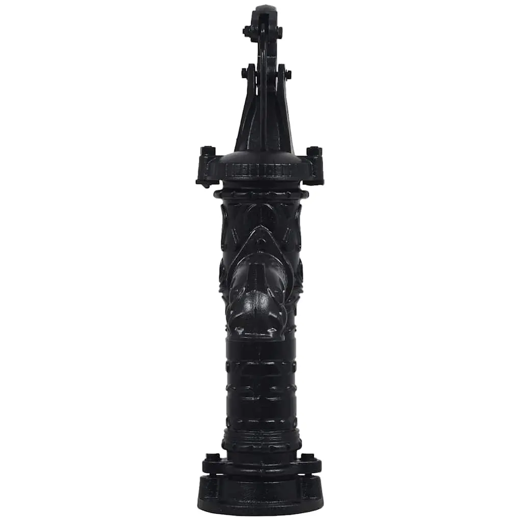 Hand Operated Garden Water Pump Cast Iron Stand 38mm Black