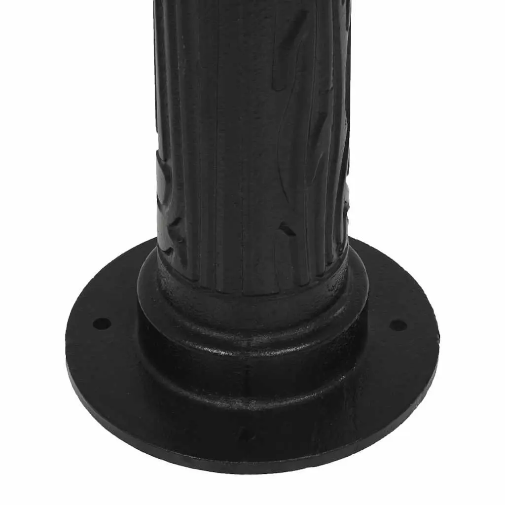 Hand Operated Garden Water Pump Cast Iron Stand 38mm Black