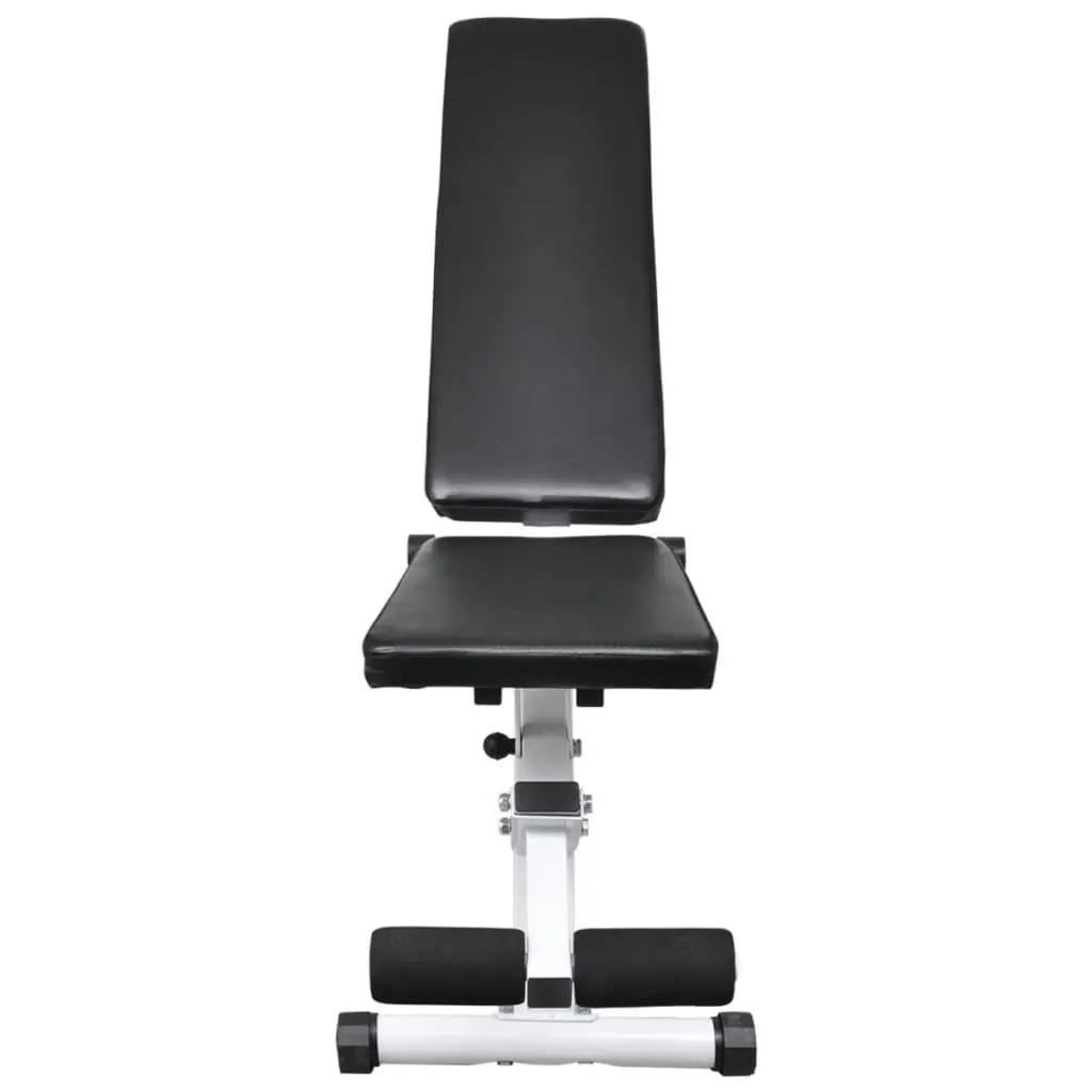 Workout Bench Adjustable Backrest Strength Training Set 60.5kg Black