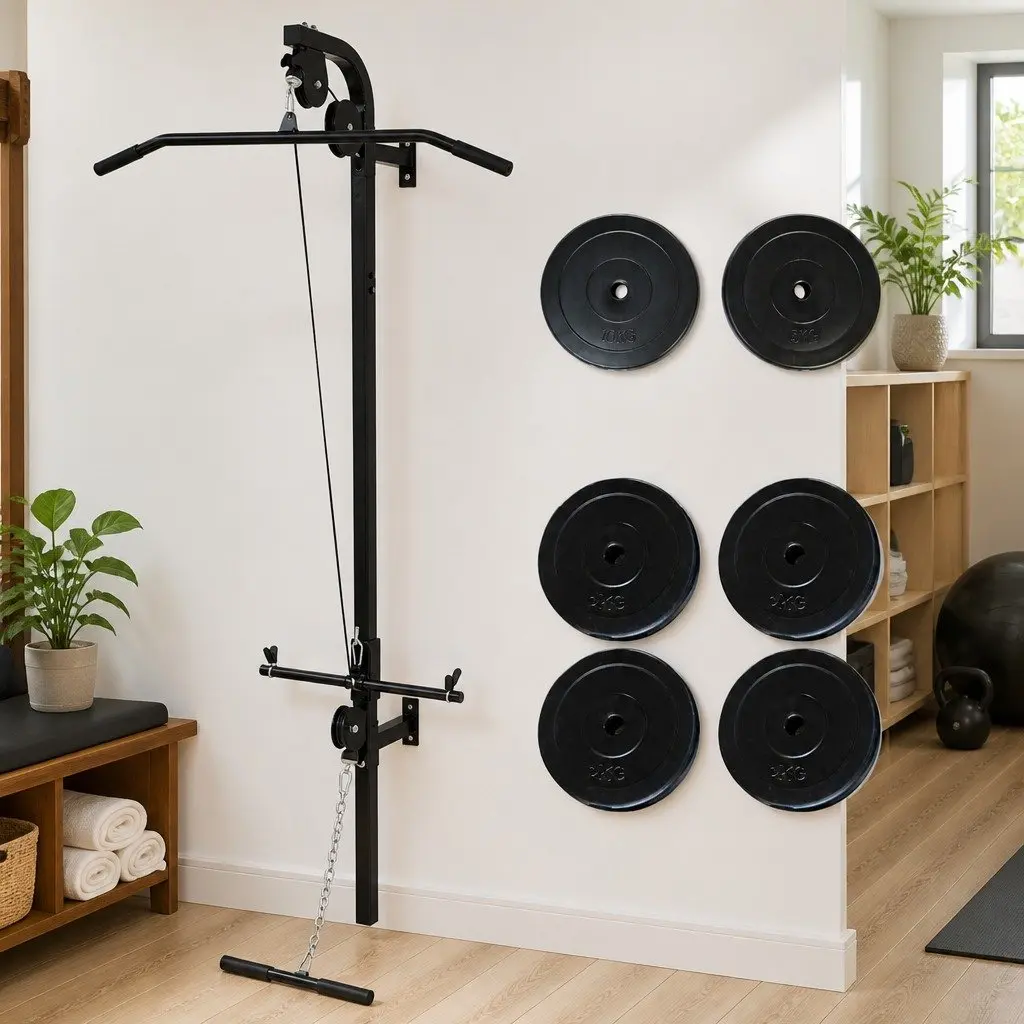 Wall-mounted Power Tower for Stronger Workouts