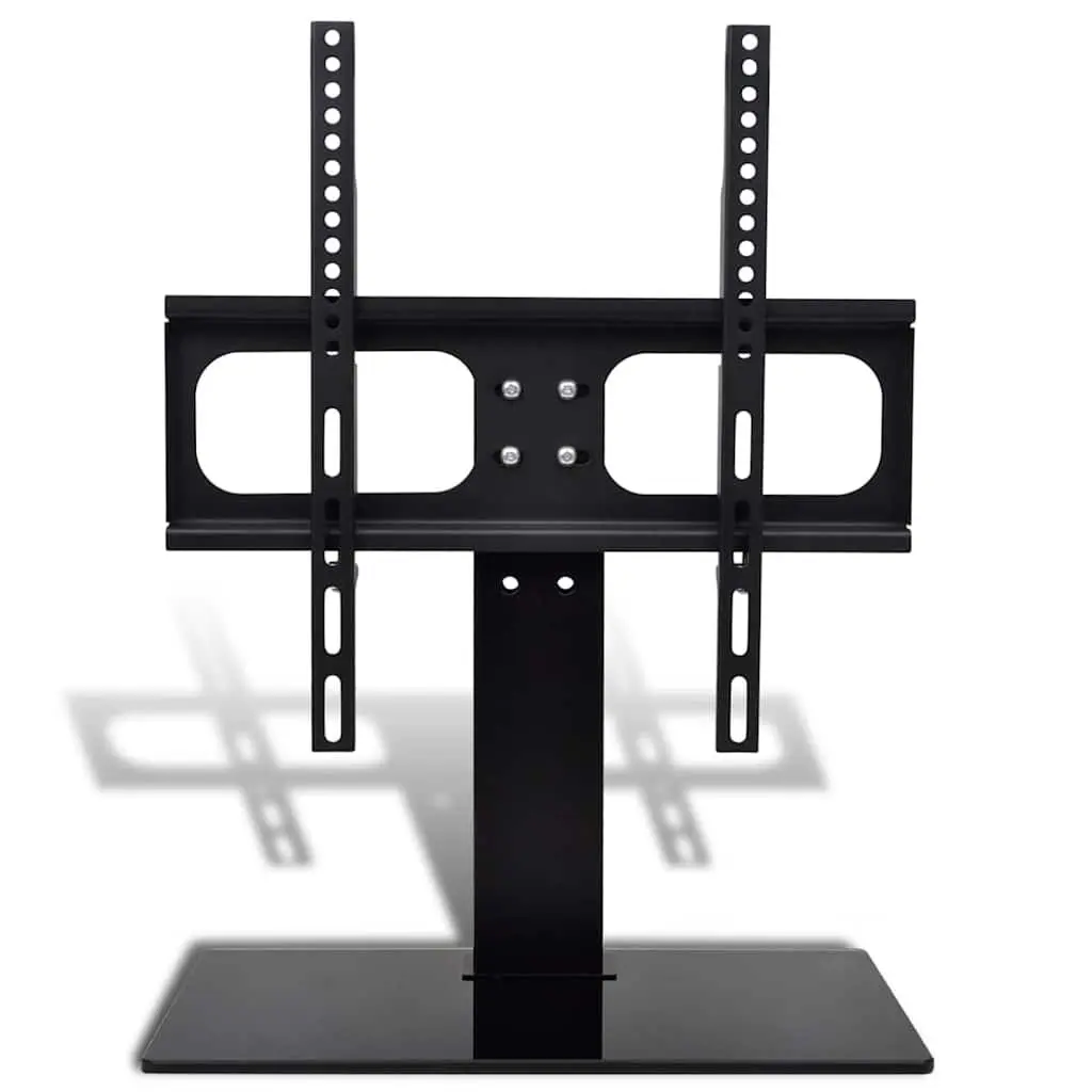 TV Bracket Stand Base Flat Screen Monitor Desktop Display Mount 23"-55" Black