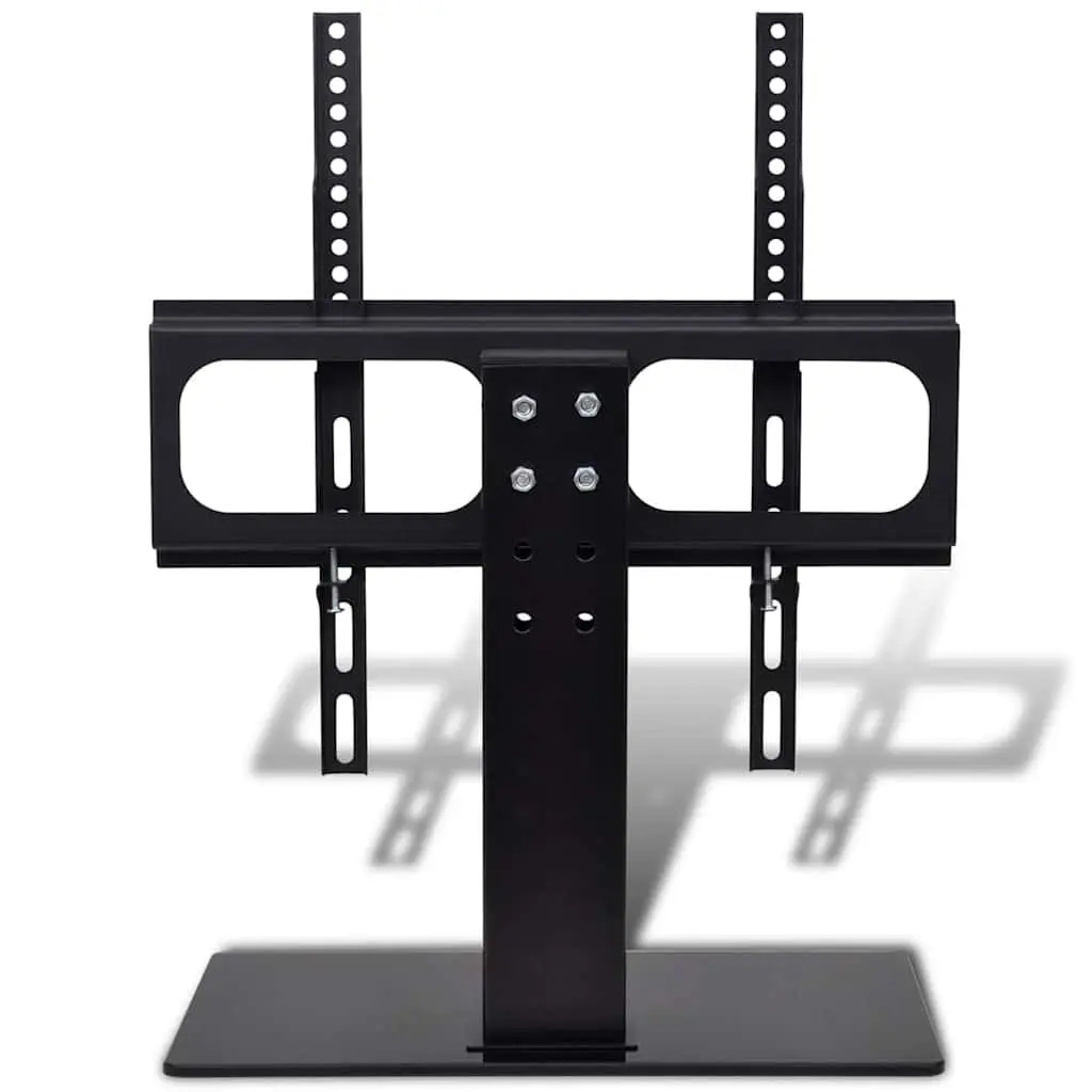 TV Bracket Stand Base Flat Screen Monitor Desktop Display Mount 23"-55" Black