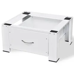 Practical Washing Machine Pedestal Riser with Drawer