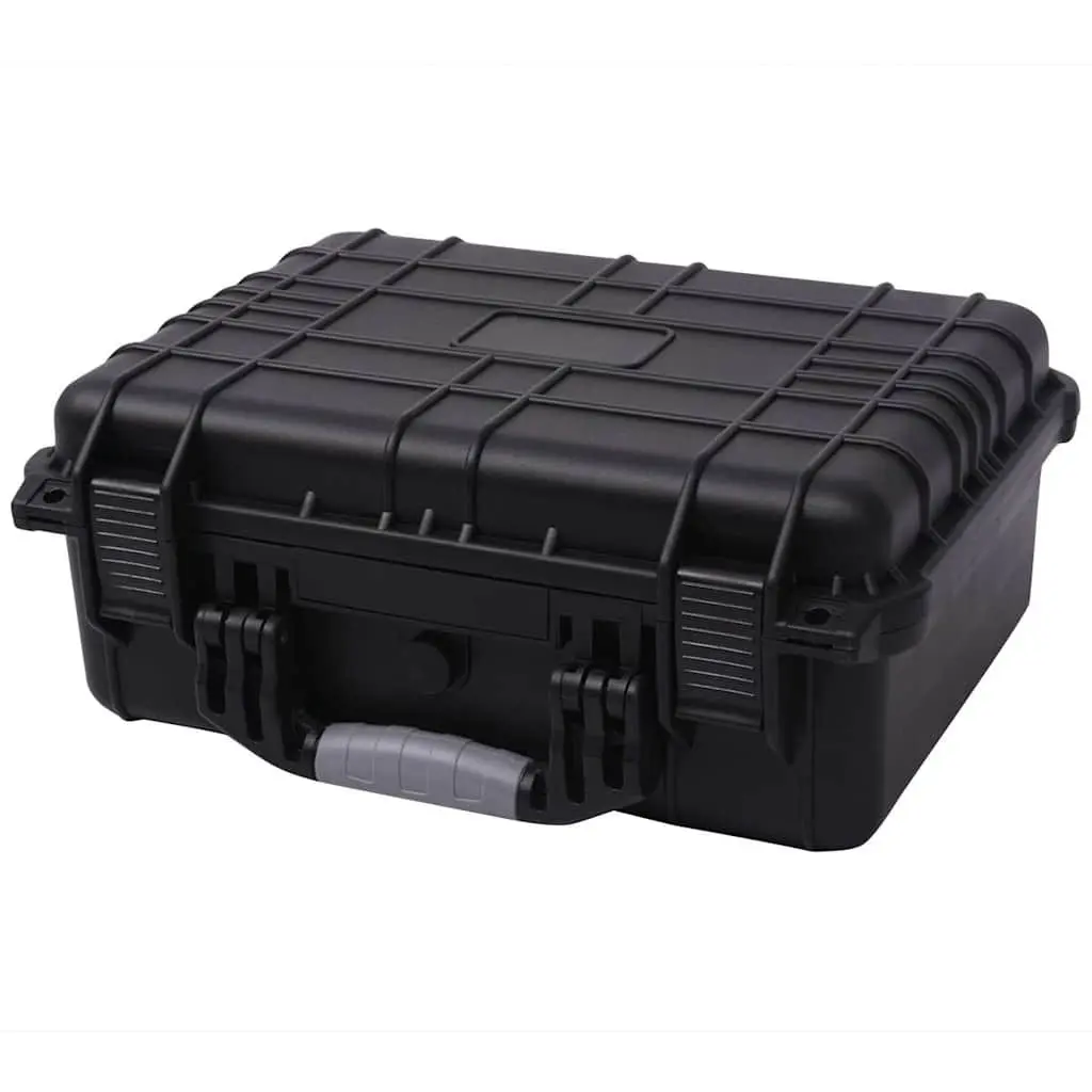 Camera Bag Protective Equipment Case Travel Storage Organizer Black 40.6 x 33 x 17.4 cm