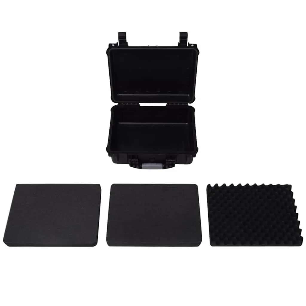 Camera Bag Protective Equipment Case Travel Storage Organizer Black 40.6 x 33 x 17.4 cm