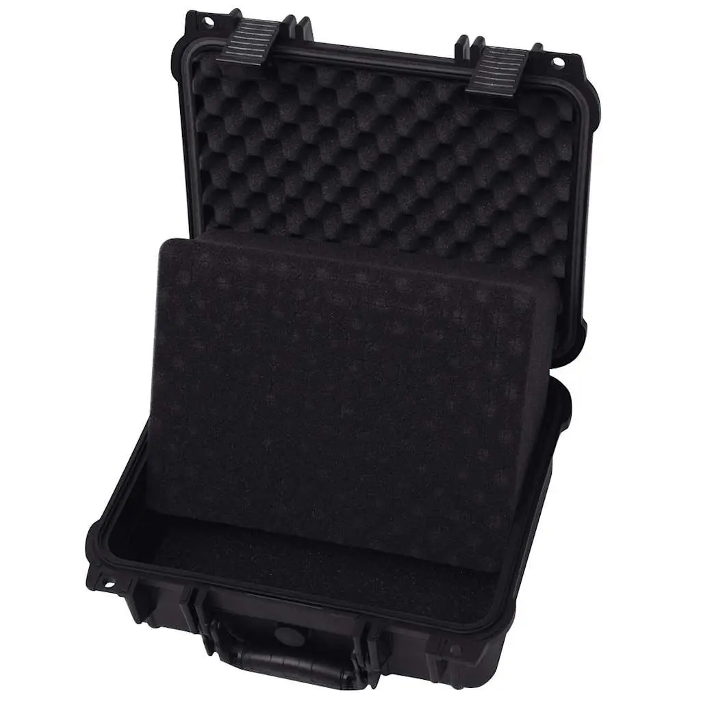Protective Equipment Case Camera Lens Accessories Hard Travel 35x29.5x15cm Black