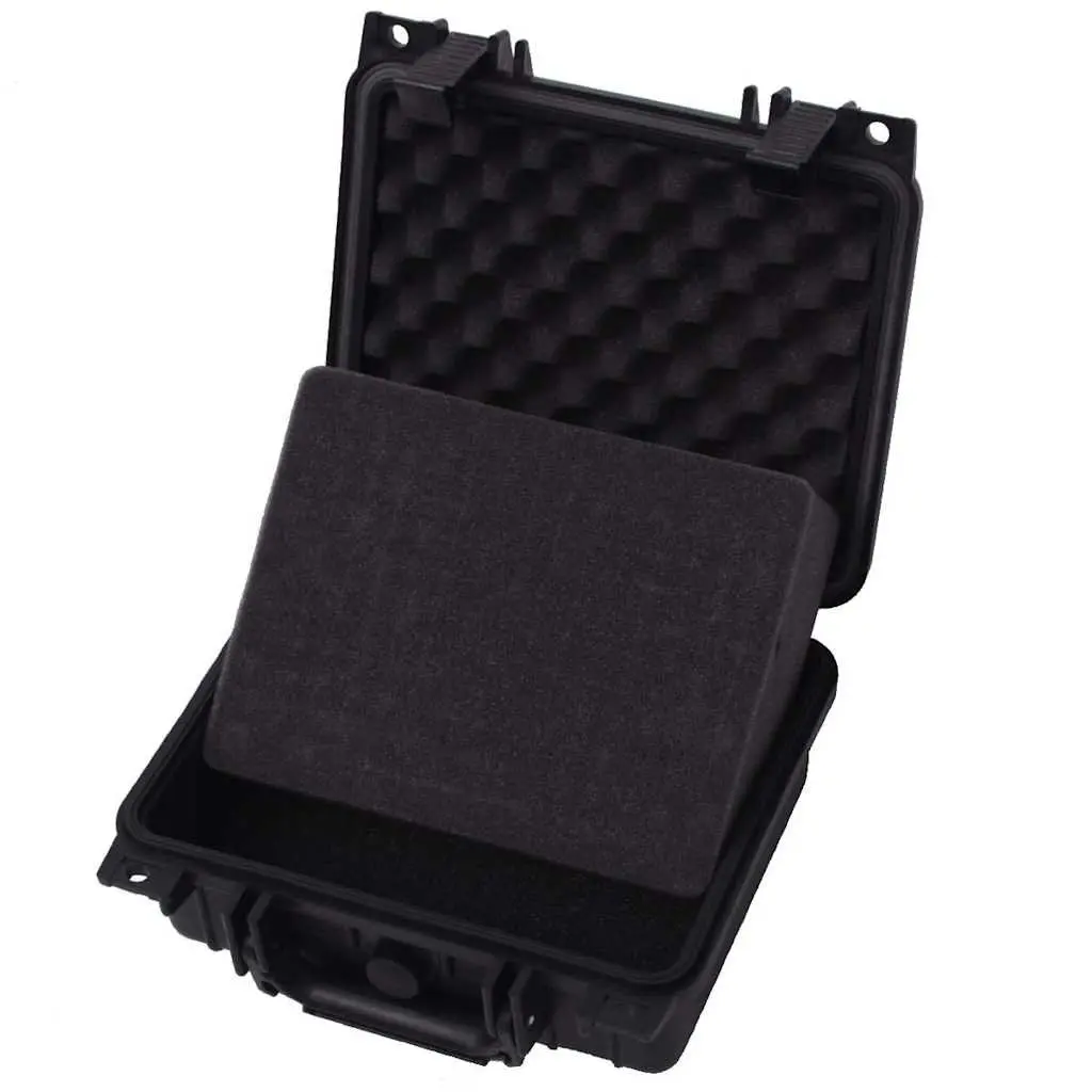Camera Bag Protective Equipment Case Travel Storage Hard Shell Black 27 x 24.6 x 12.4 cm