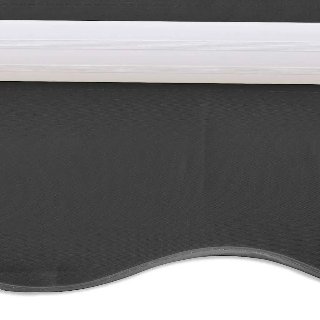 Folding Awning Manual Outdoor Garden Patio Canopy 300cm Anthracite