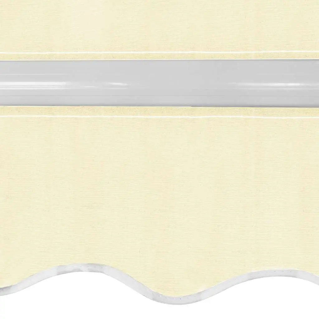 Folding Manual Awning Outdoor Garden Patio Shade 400cm Cream