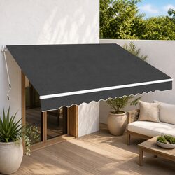 Reliable 400cm Manual Folding Awning for Outdoor Use