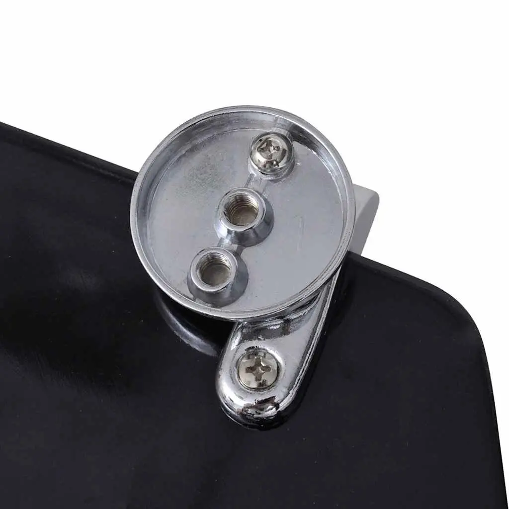 Toilet Seats with Lids 2 Pack Black Universal Bathroom Fixture Easy Install