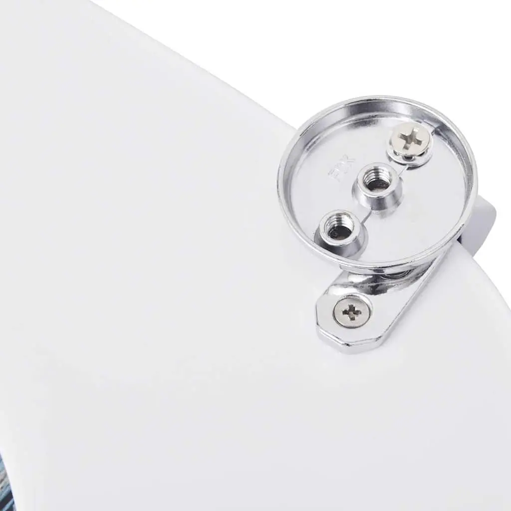 Toilet Seats with Lids 2 pcs MDF Multicolour Bathroom Fixtures