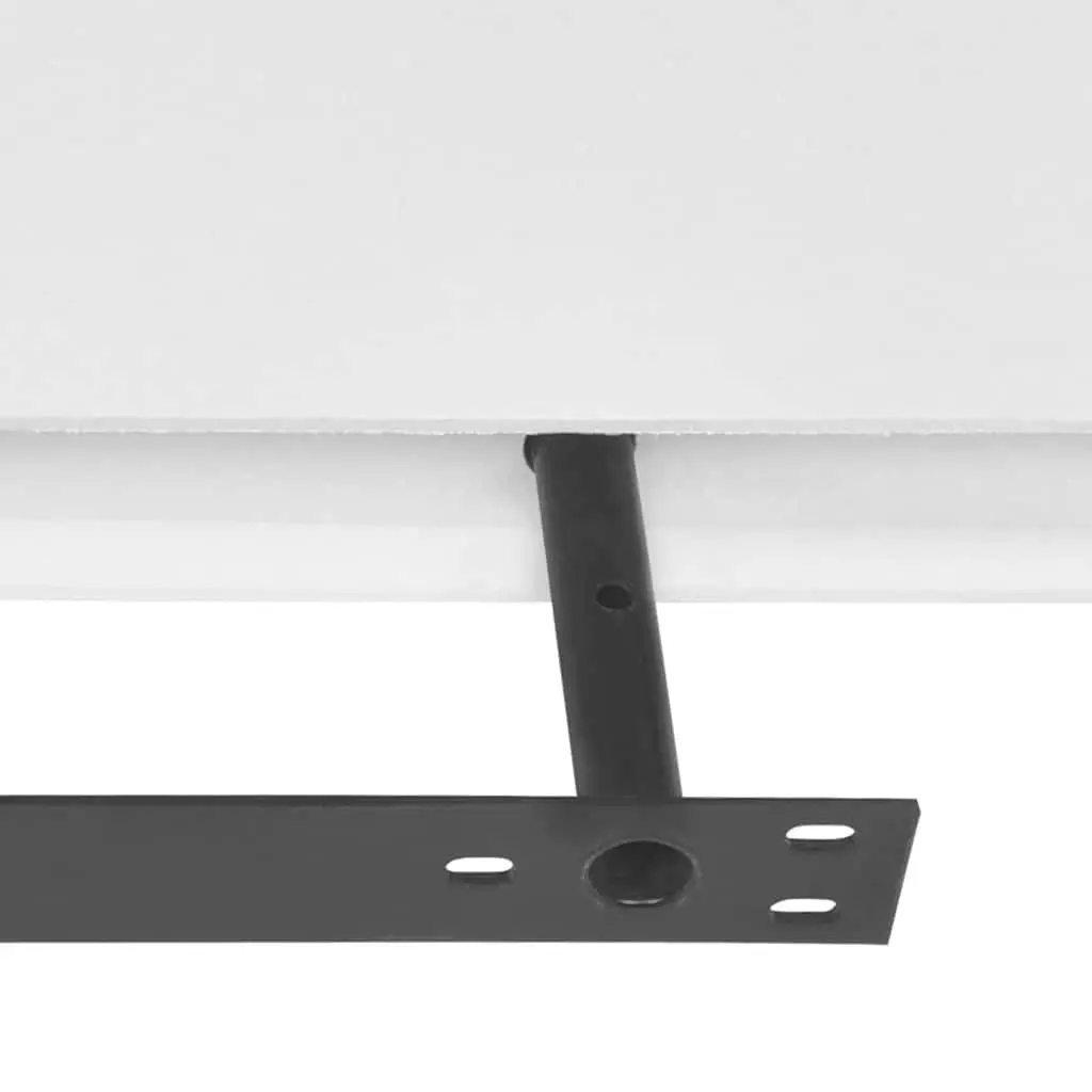 Wall Shelves Display Storage 40cm White Set of 4 Floating Shelves Home Decor