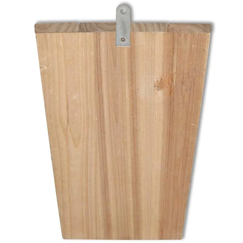 Bat Houses Wildlife Shelter Roosting Boxes 4 Piece Brown Wooden Garden
