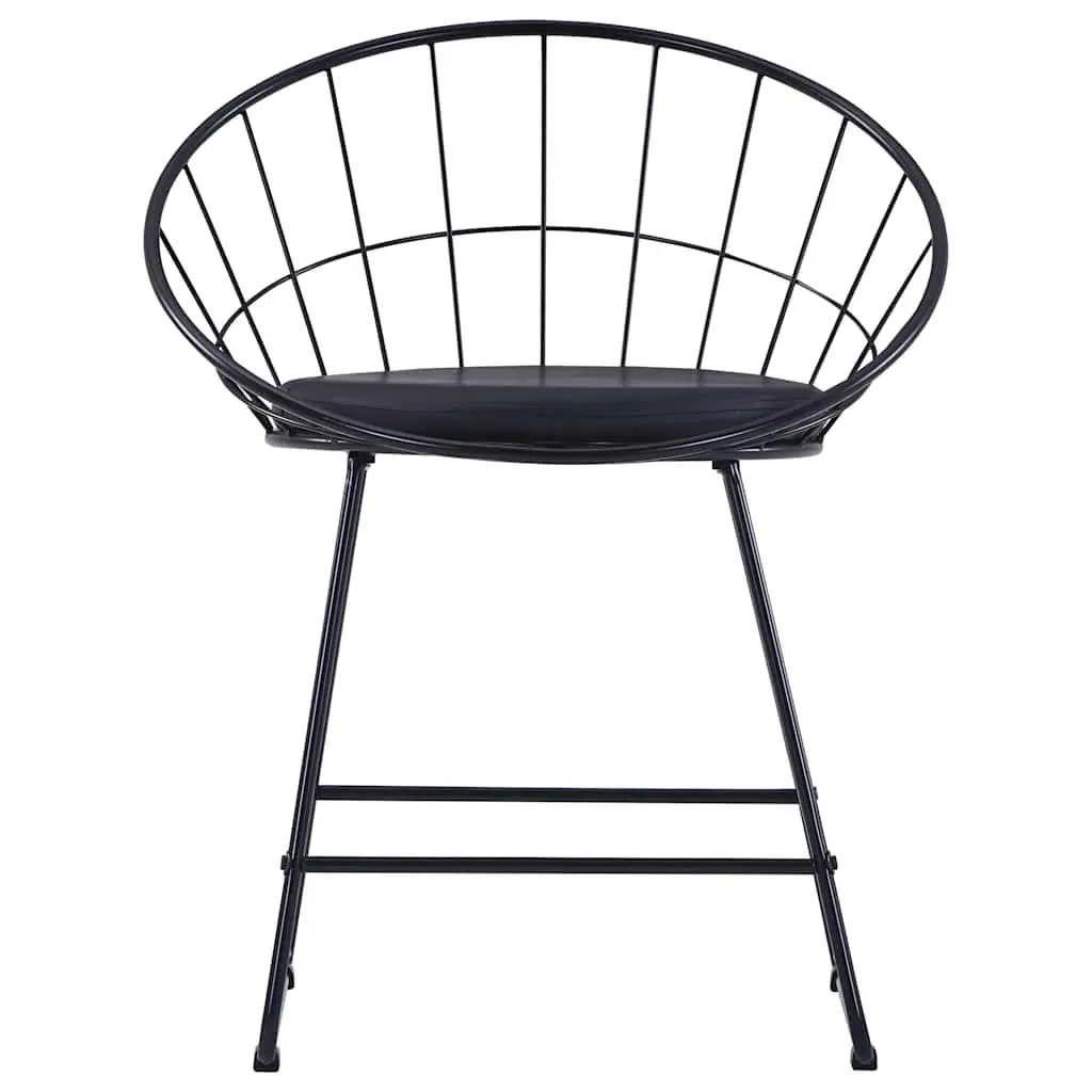 Dining Chairs Set of 4 with Black Frame