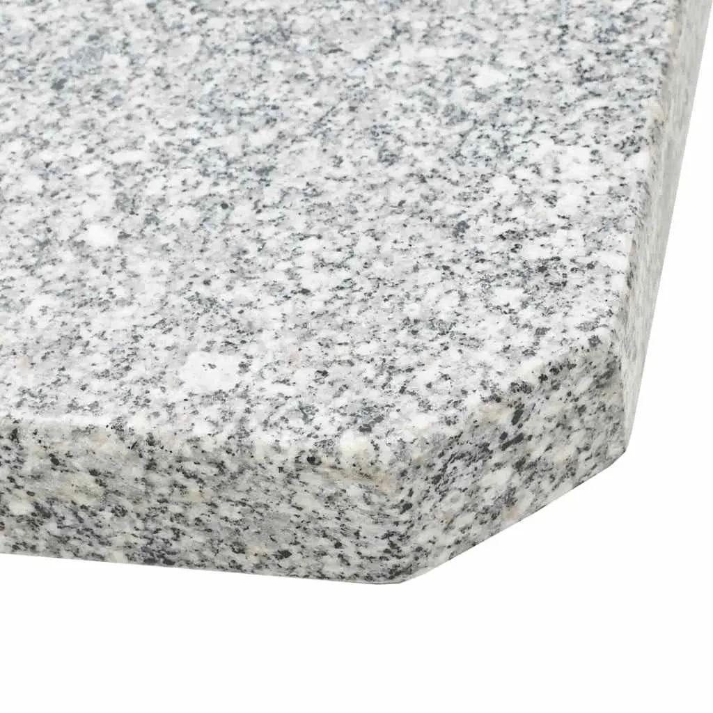 Umbrella Weight Plates Stabiliser 100kg Square Grey 4 Piece