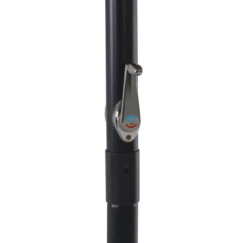 Garden Parasol UV-Resistant Outdoor Umbrella Grey