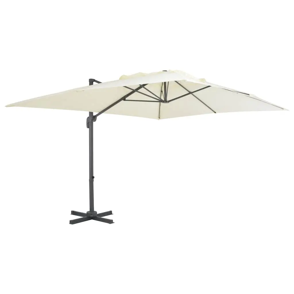 Garden Parasol UV-Resistant Sunshade 360-Degree Tilt Rotate Beige