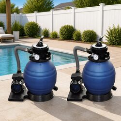 Sand Filter Pump 400W 11000 L/h Pool Spa Filtration System Above Ground Cleaner