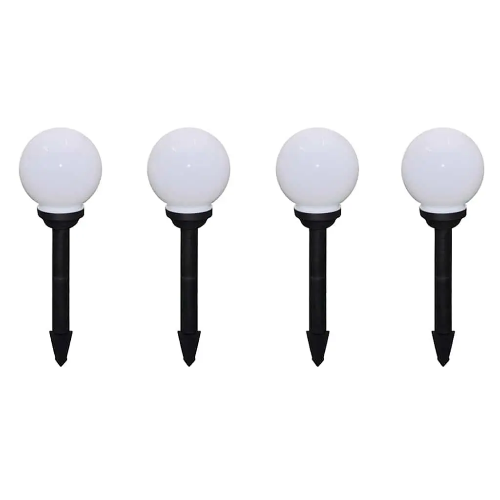 Outdoor Solar LED Lights Decorative Pathway 15cm White 8 Piece Set