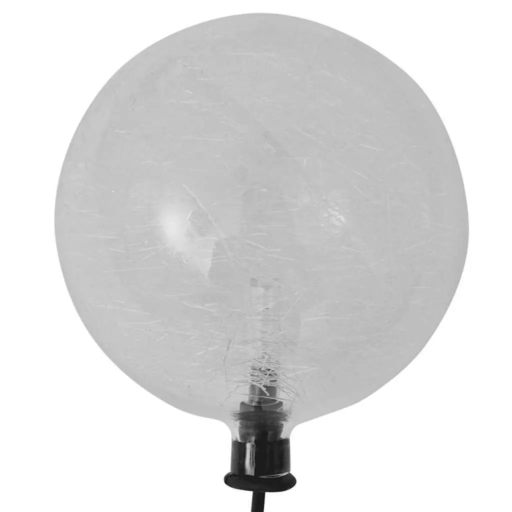 Floating Solar Ball Lights LED Outdoor Lighting Set 6 Piece Black