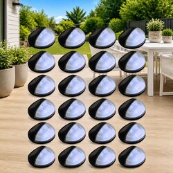 Reliable Solar Wall Lamps: 24-Piece Set for Outdoors