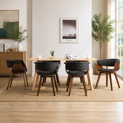 Value-Packed 6-Piece Grey Dining Chair Set