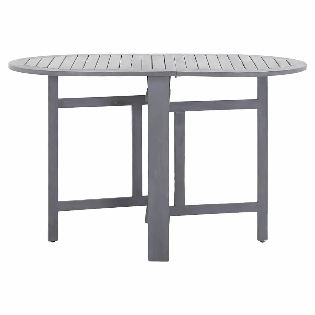 5-Piece Grey Outdoor Dining Set for Gatherings
