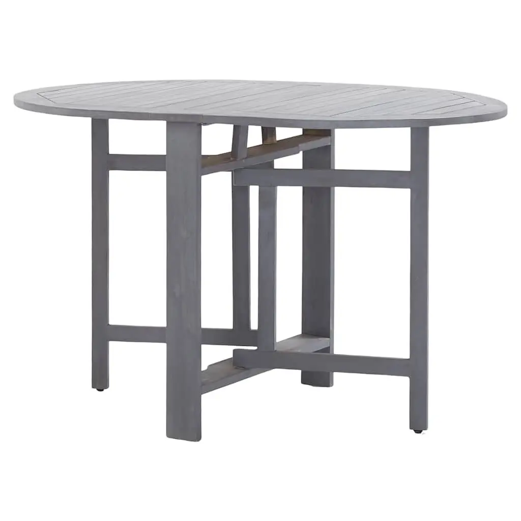 5-Piece Grey Outdoor Dining Set for Gatherings